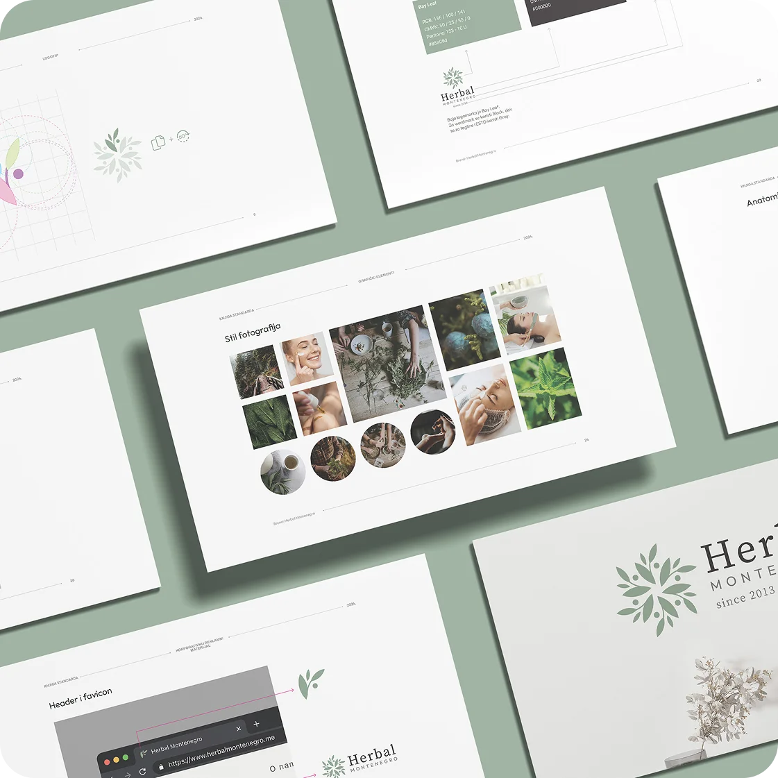 Herbal brand presentation