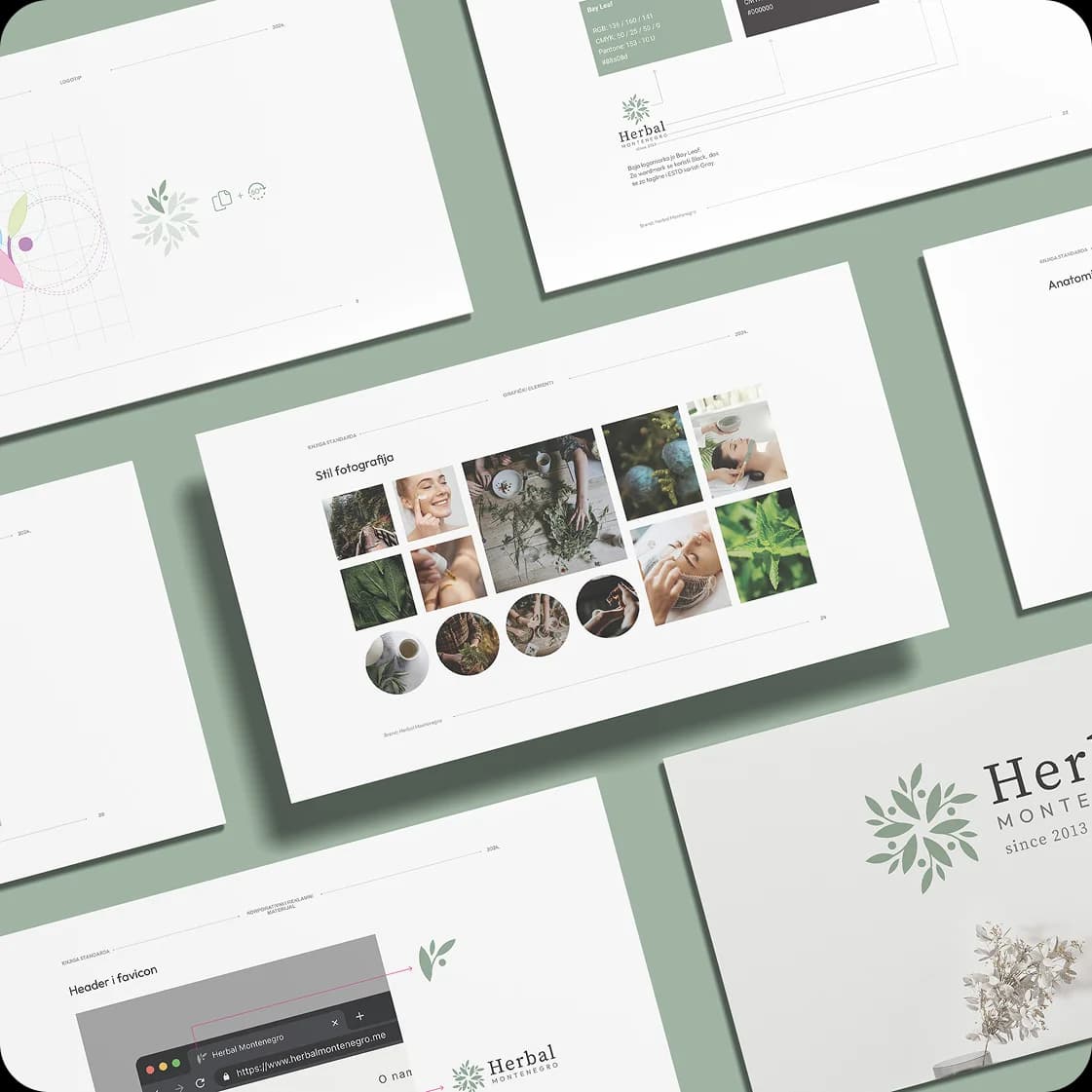 Herbal brand presentation