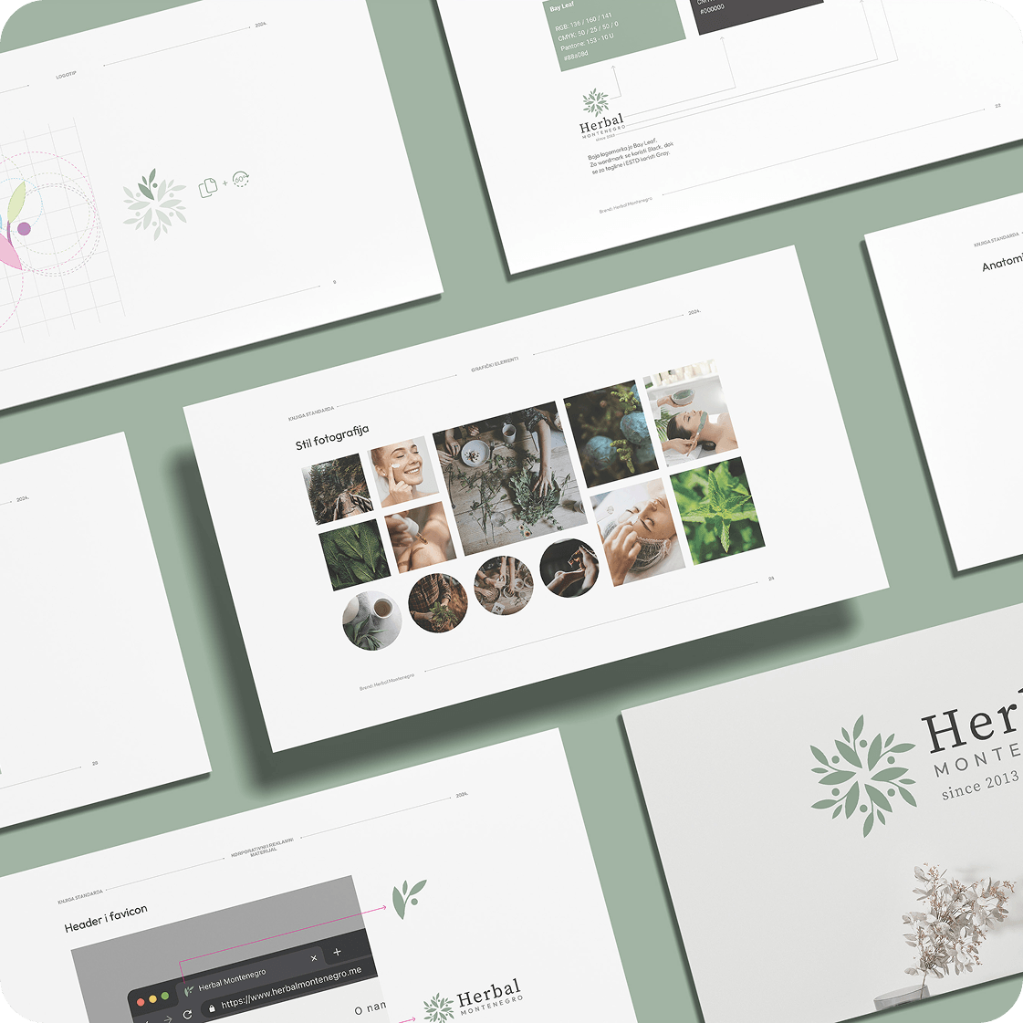 Herbal brand presentation