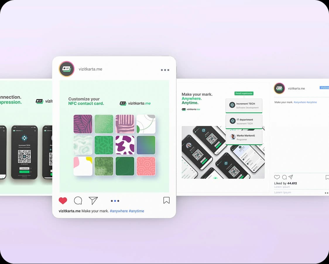 Graphic design for digital formats