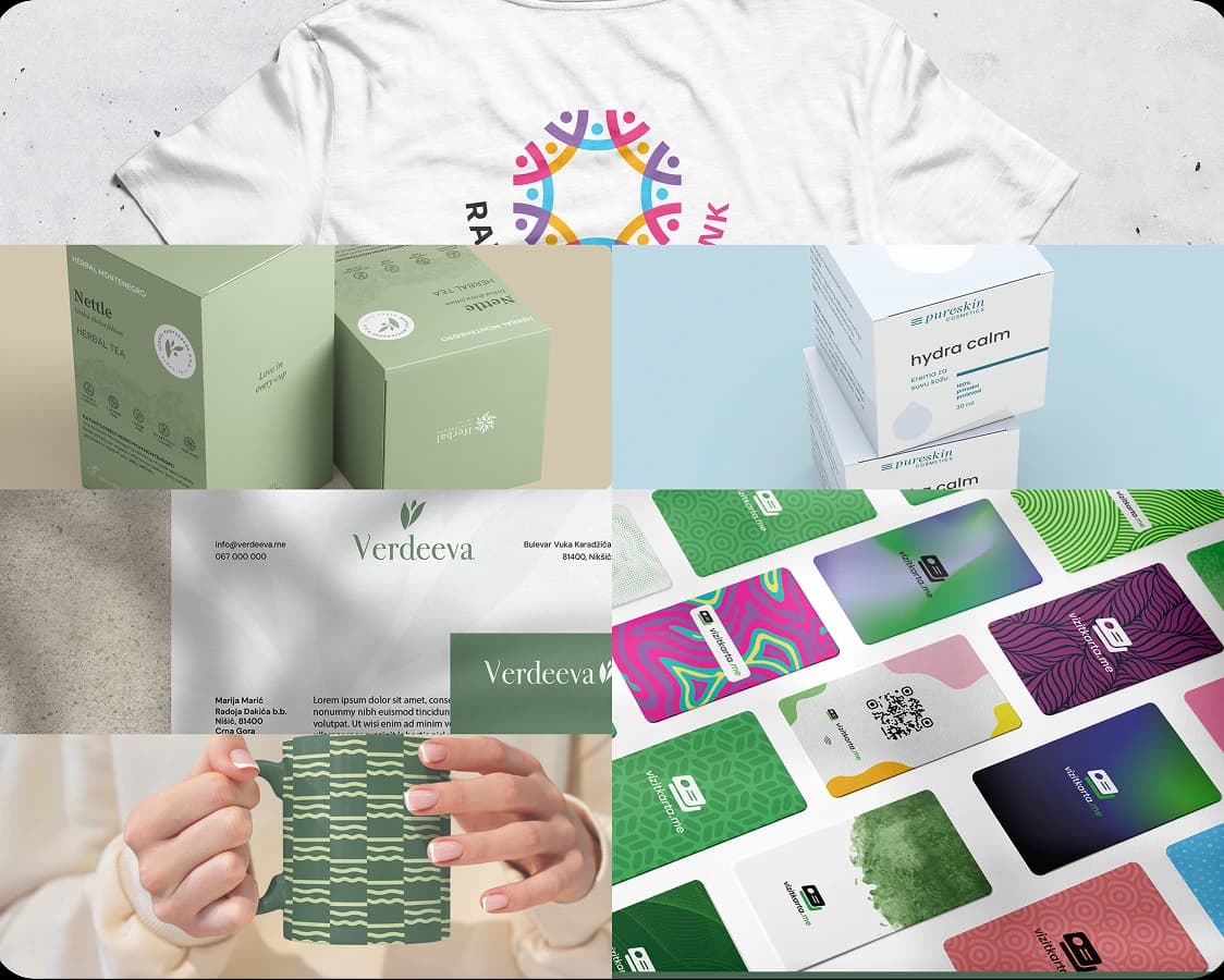 Graphic design for printed formats