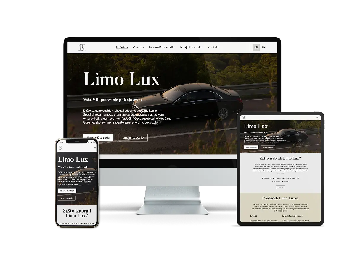 Limo Lux — prikaz