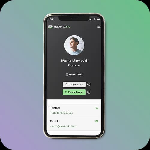 Digitalni profil na telefonu